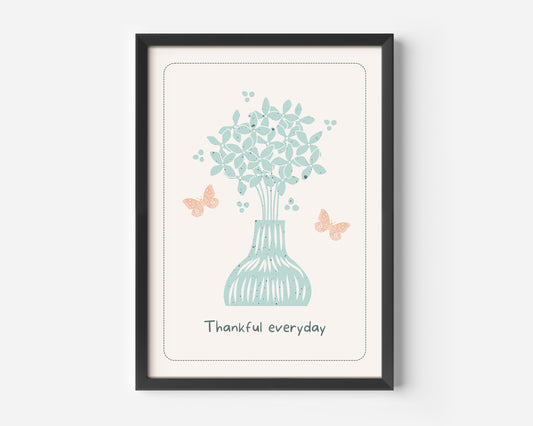 Thankful everyday Poster