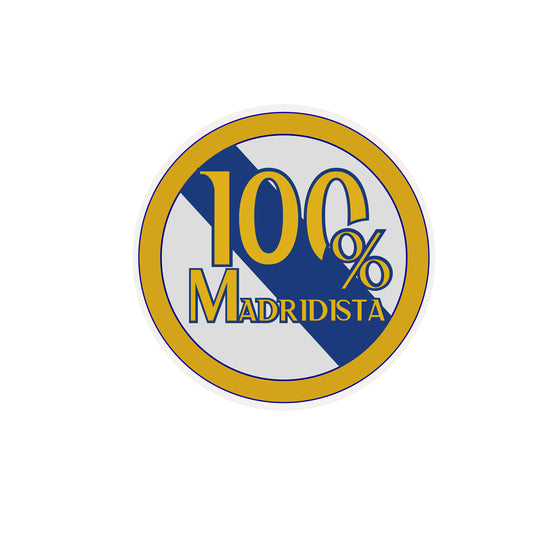 100% Madridista Sticker