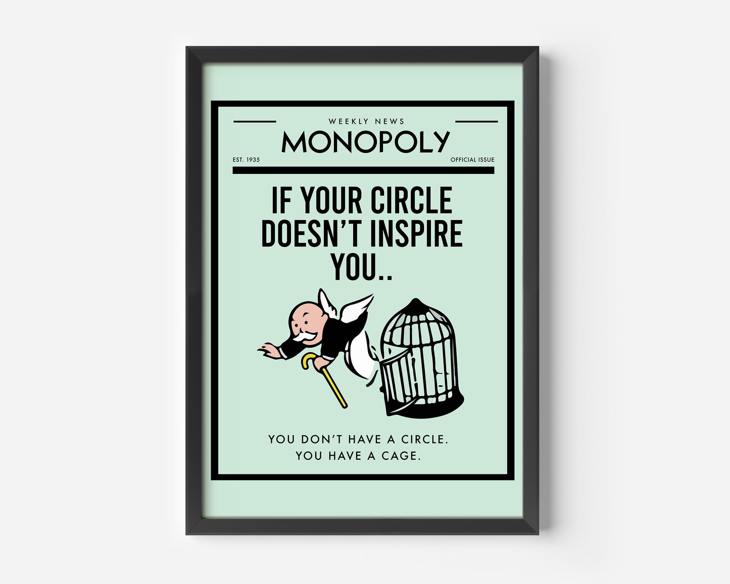 Monopoly Circle Poster