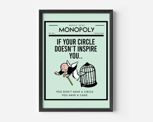 Monopoly Circle Poster