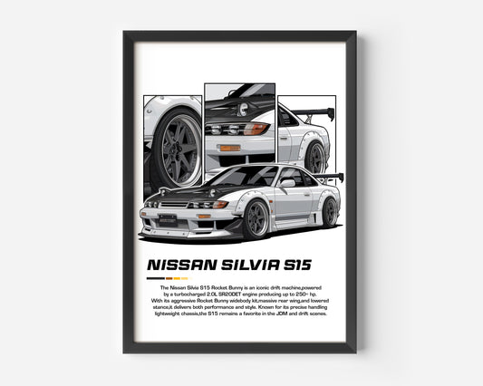 Nissan Silvia S15 Poster