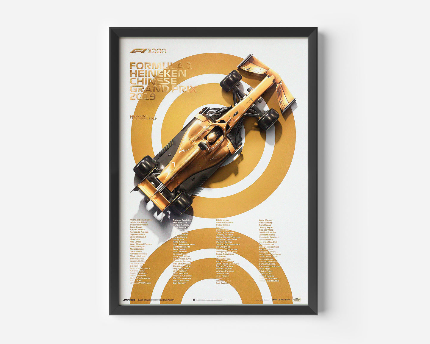 Formula chines grand Prix 2019 Poster