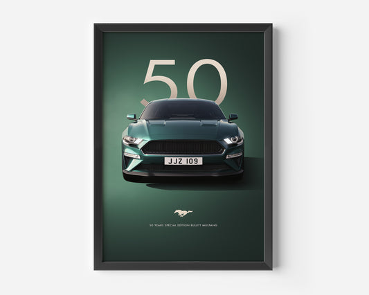 Ford Mustang Bullitt is a special edition Poster
