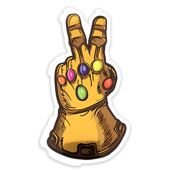 Thanos hand Sticker