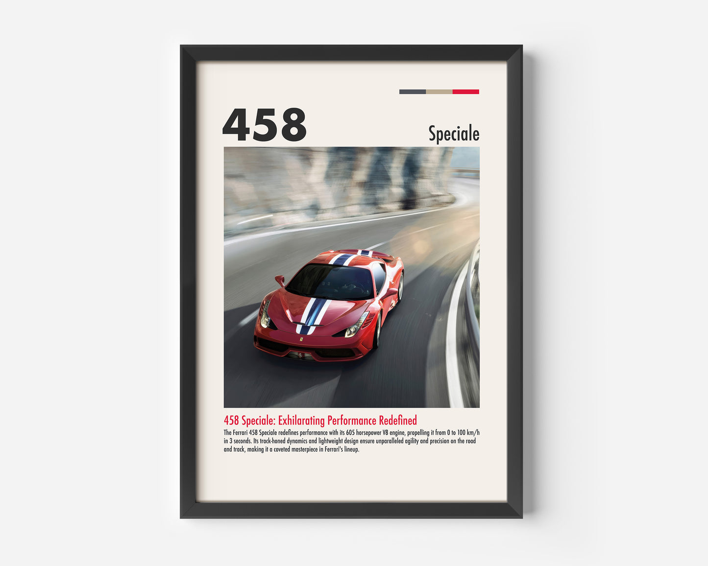 Ferrari 458 Speciale Poster