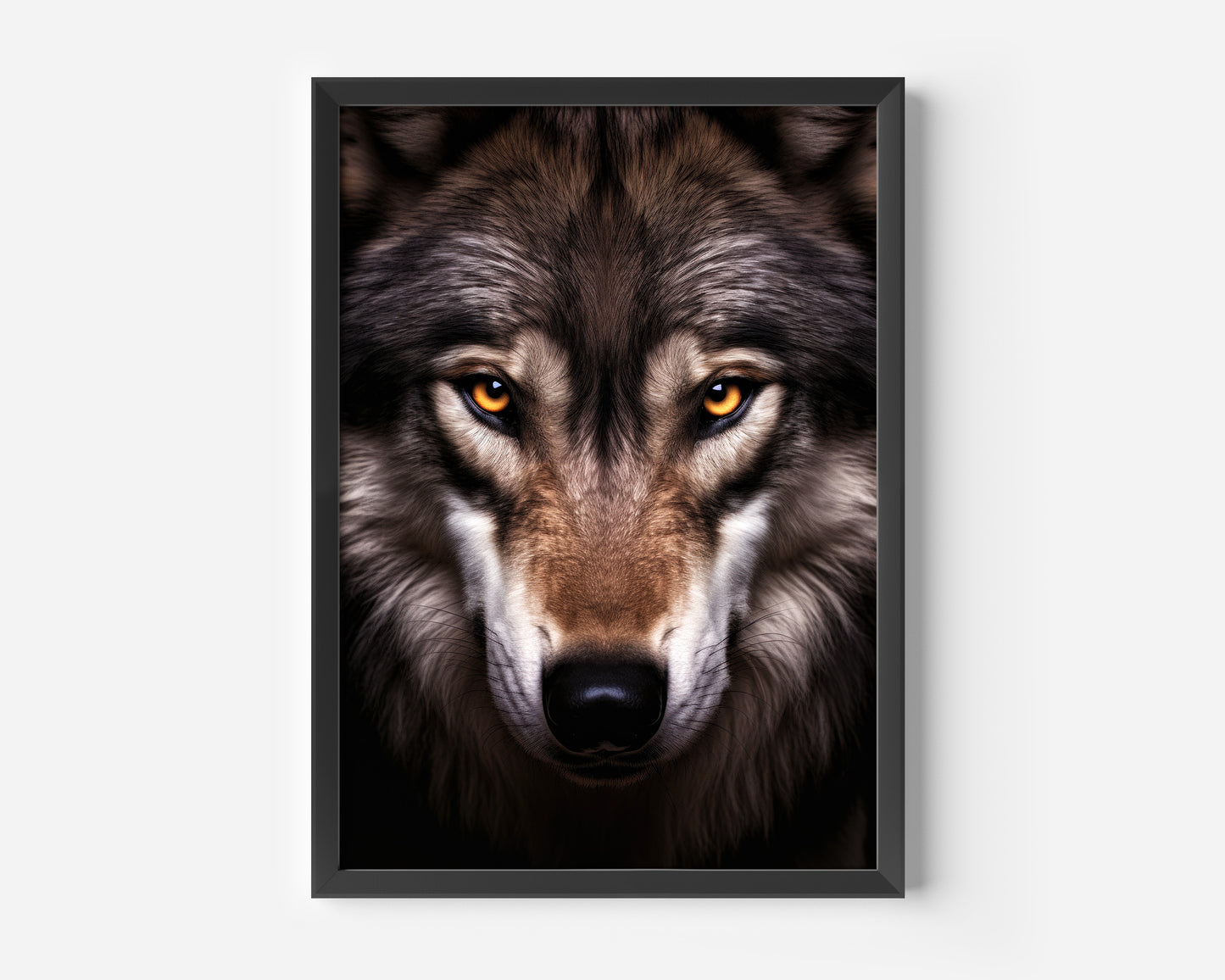 Wolf Close Up Poster