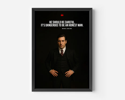 Michael Corleone The Godfather Poster