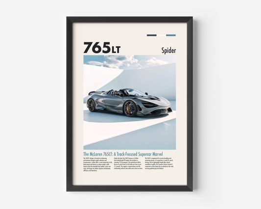 McLaren 765LT Spider Poster