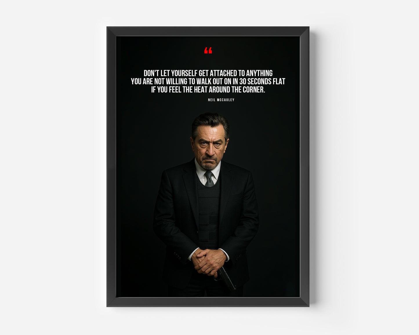 Neil McCauley Heat Poster