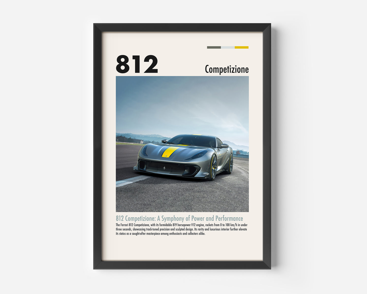 Ferrari 812 Competizione Poster