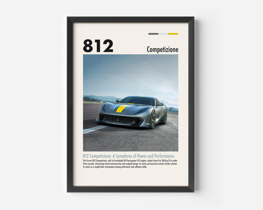 Ferrari 812 Competizione Poster