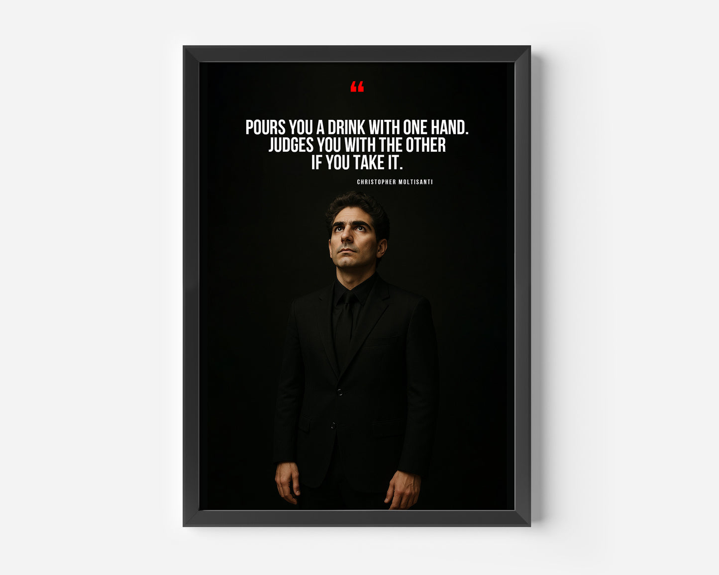 Christopher Moltisanti Quote Poster