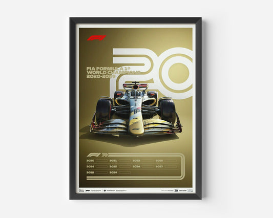 Formula 1 World Champions 2020-2029 Poster