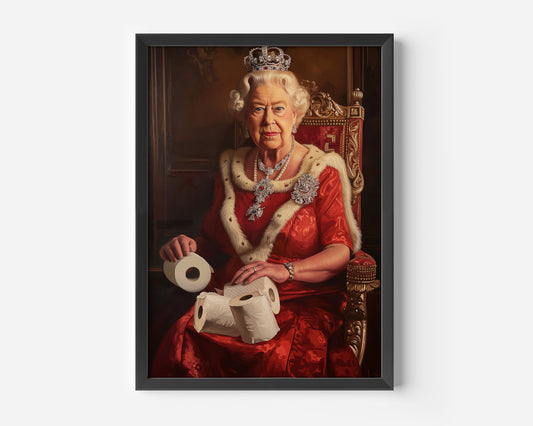 Queen Toilet Paper Poster