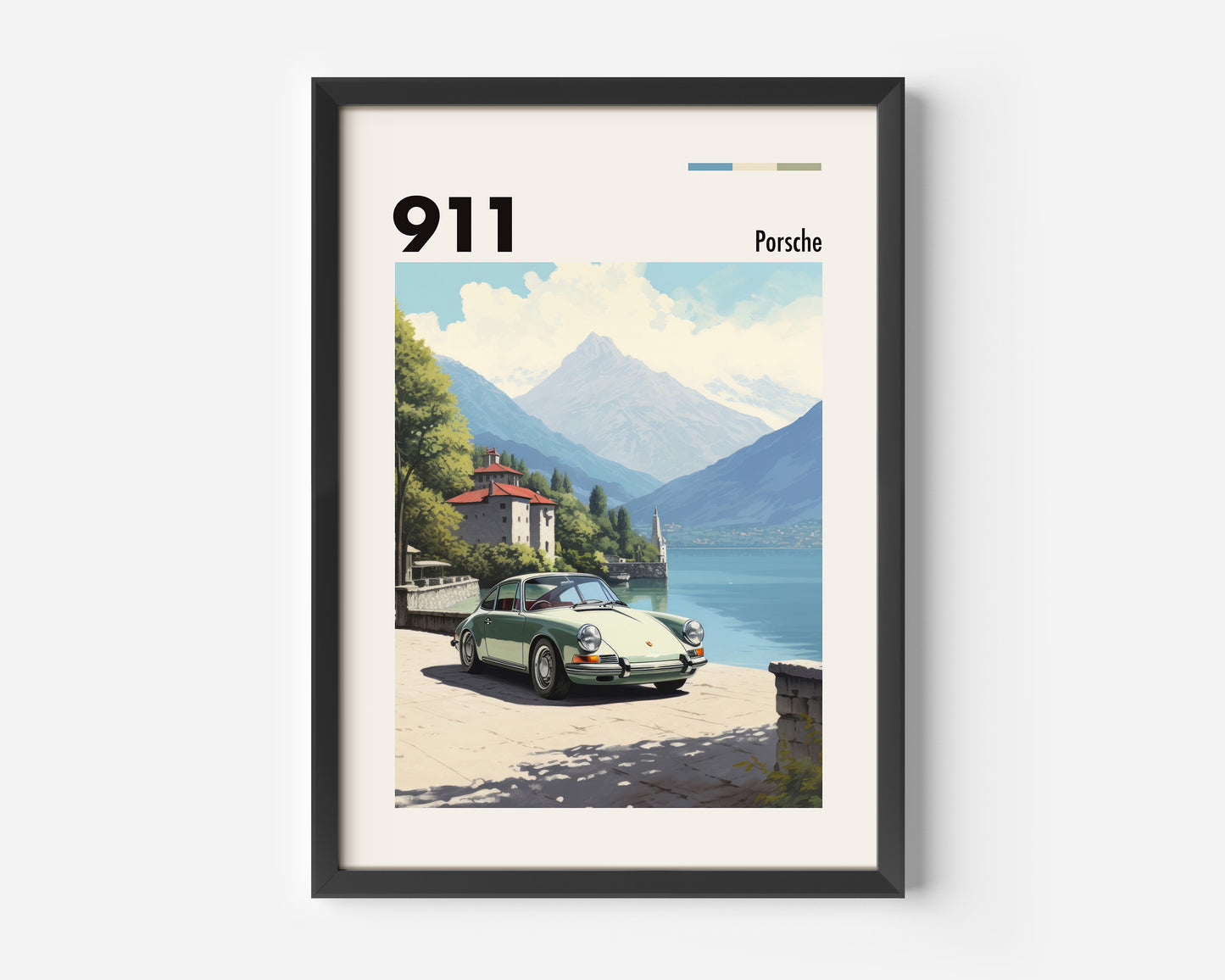 Porsche 911 View Poster