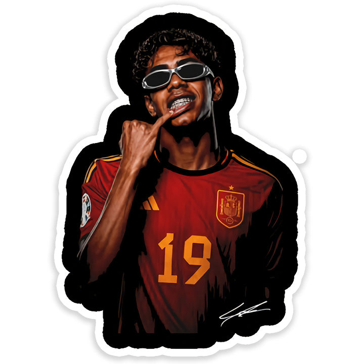 Lamine Yamal Spain Sticker