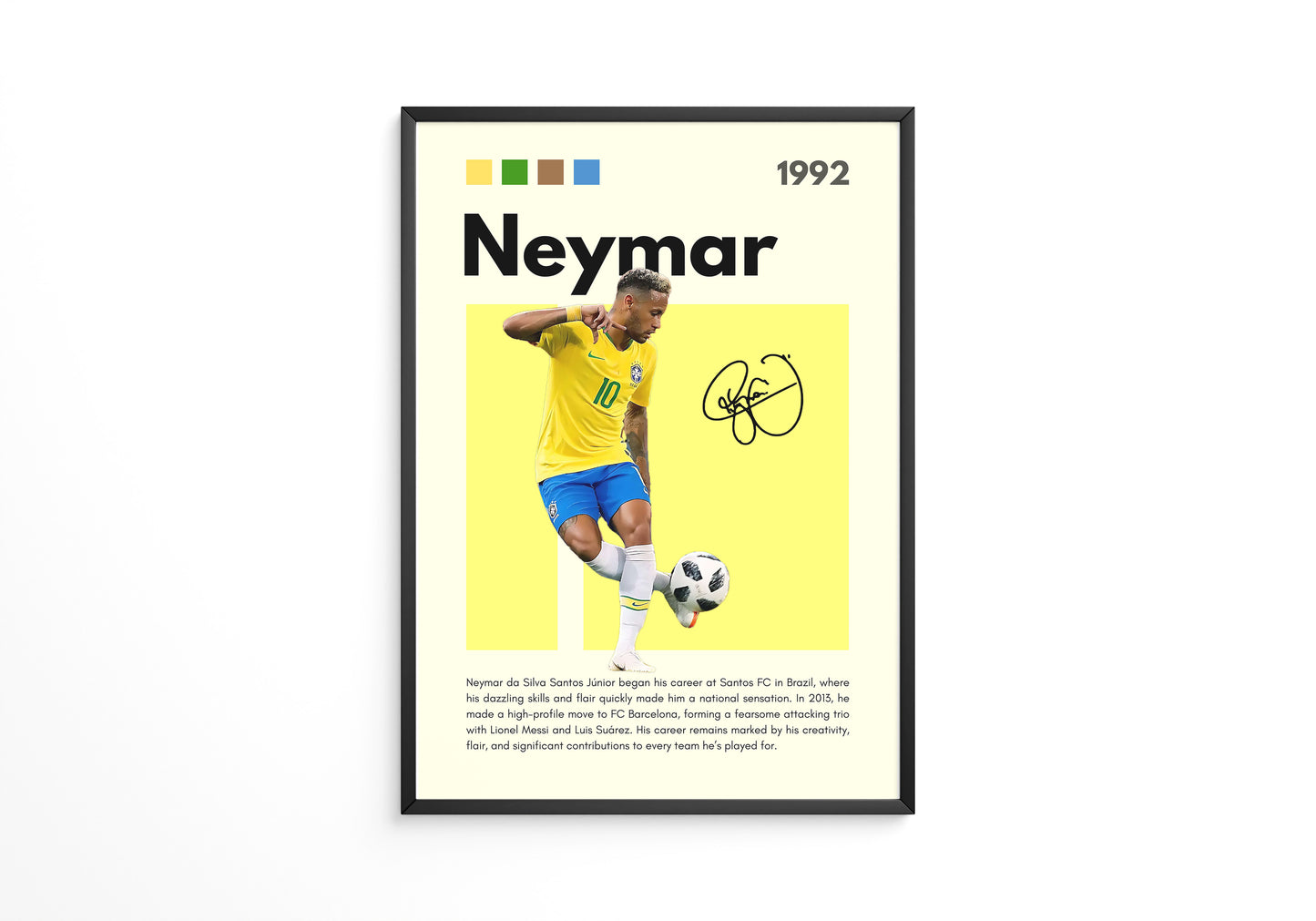 Neymar 1992 Poster