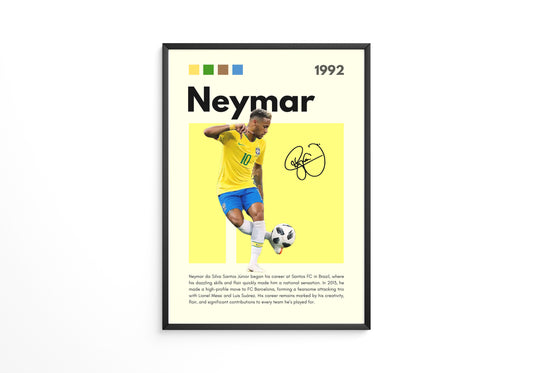Neymar 1992 Poster