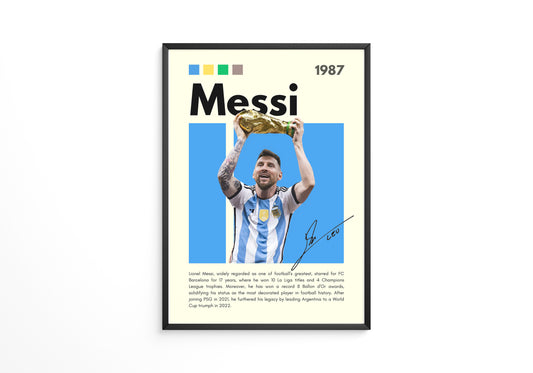 Messi 1987 Poster