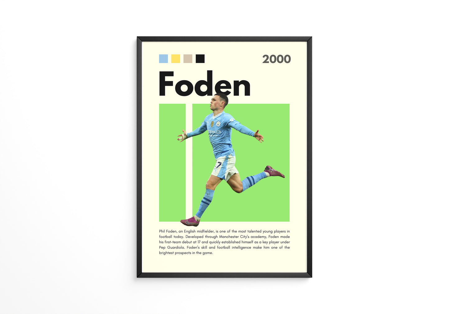 Phil Foden 2000 Poster