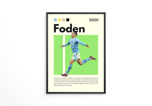 Phil Foden 2000 Poster