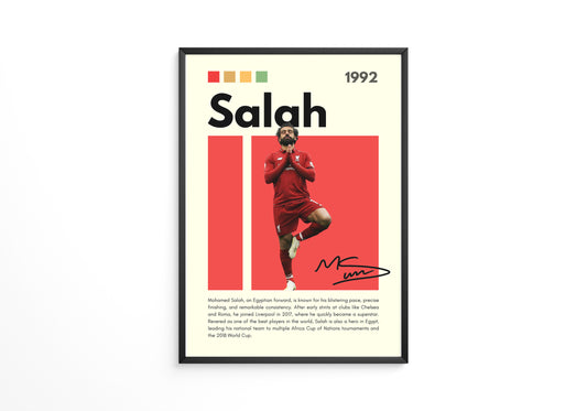 Mohamed Salah 1992 Poster