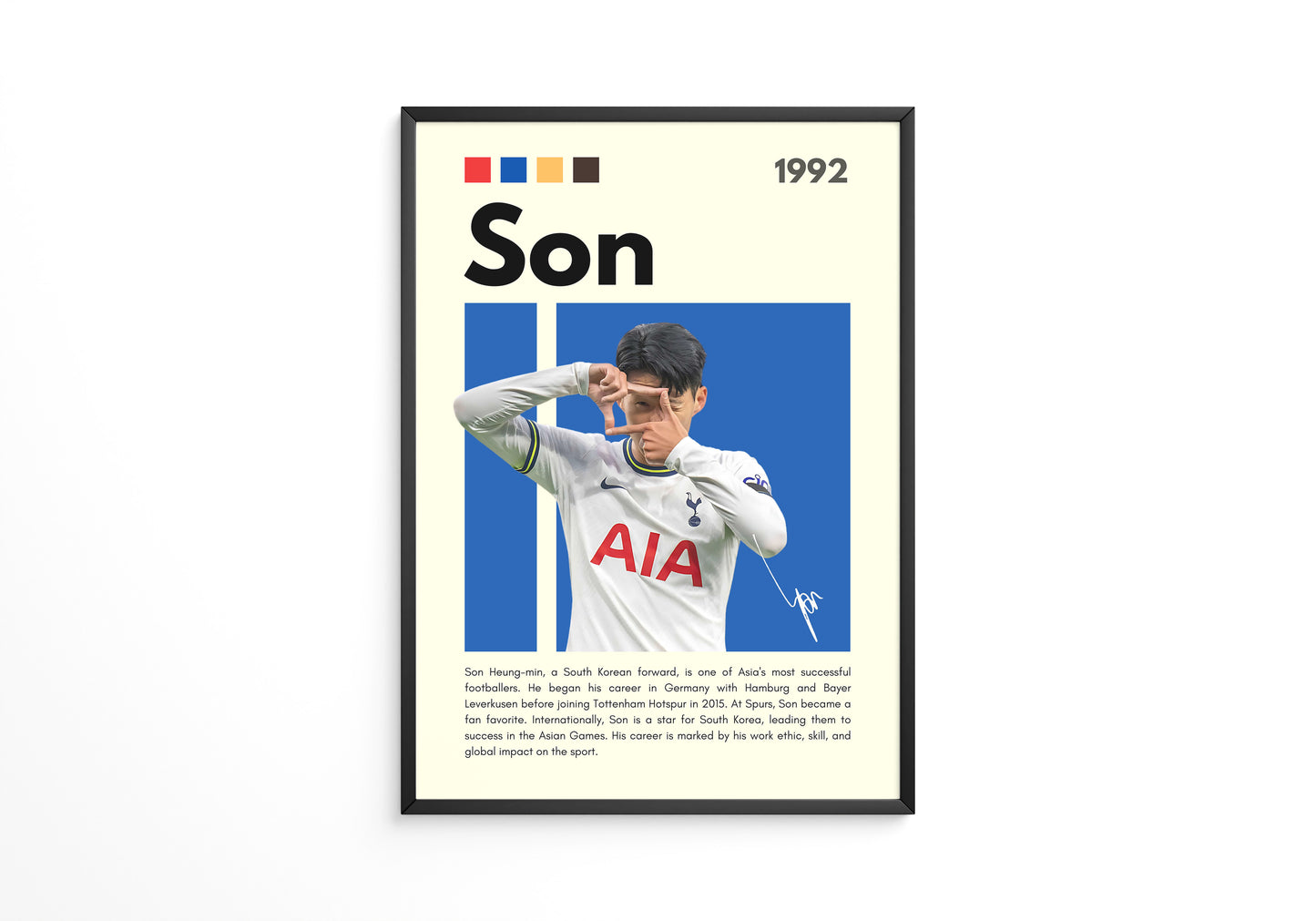 Son Heung-min 1992 Poster