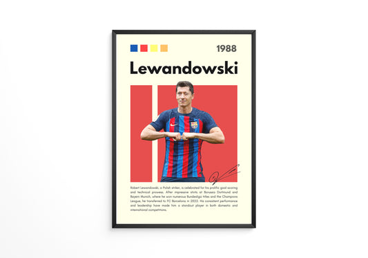 Robert Lewandowski 1988 Poster