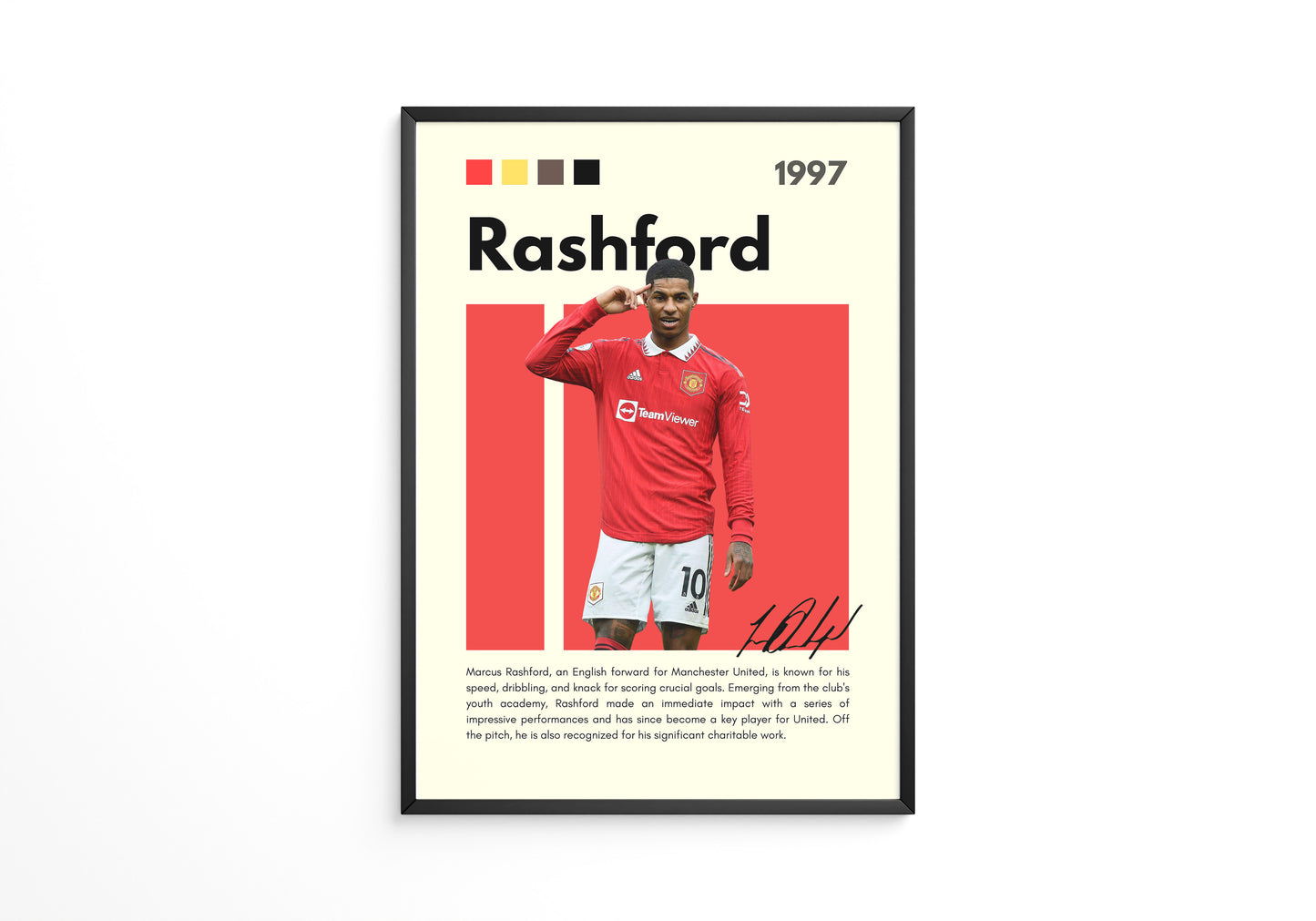 Marcus Rashford 1997 Poster