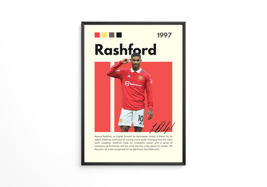 Marcus Rashford 1997 Poster