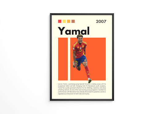 Lamine Yamal 2007 Poster