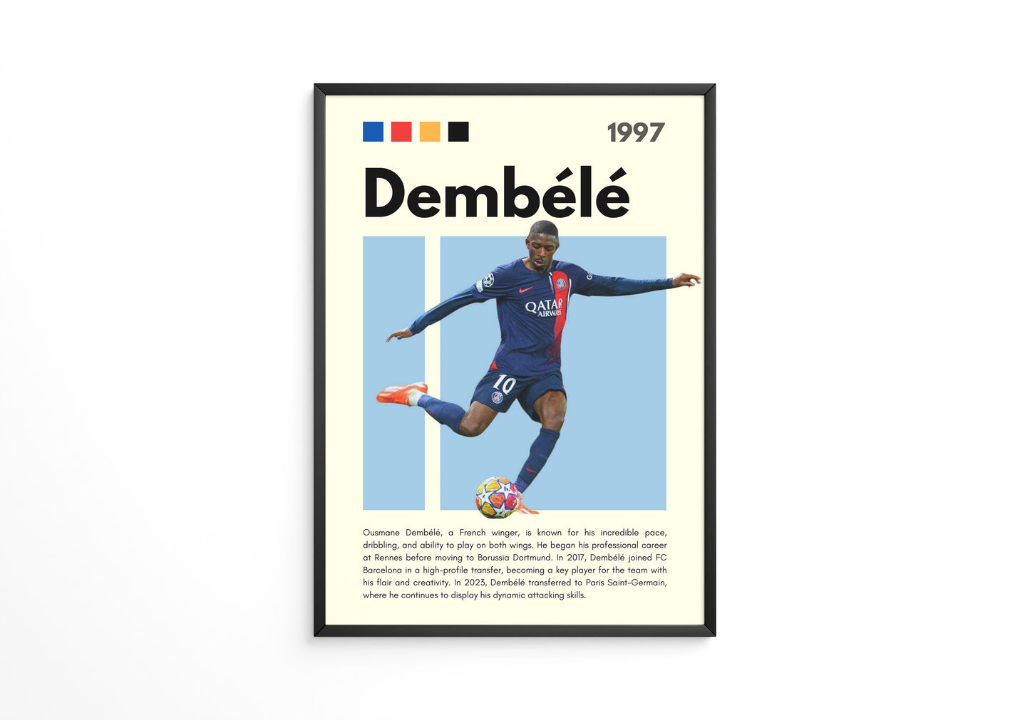 Ousmane Dembélé 1997 Poster