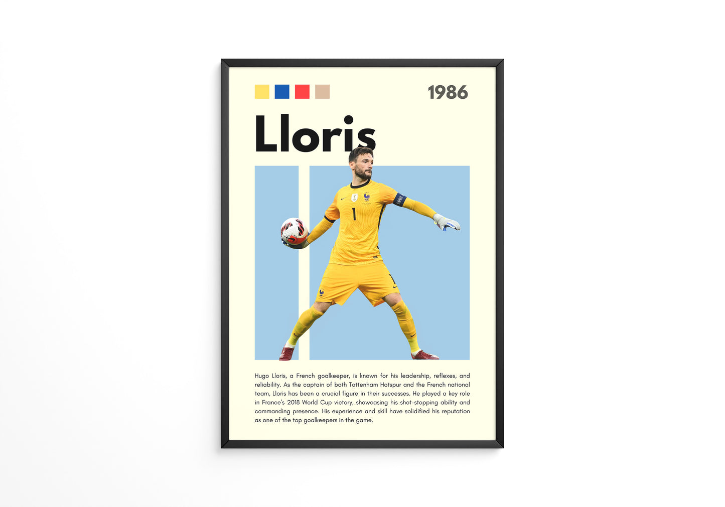 Hugo Lloris 1986 Poster