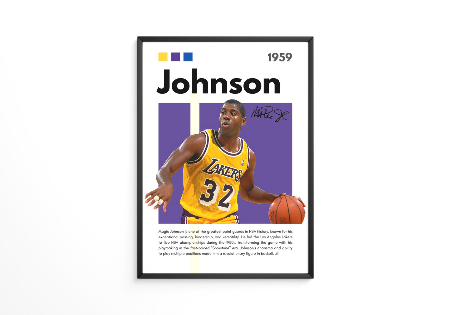 Magic Johnson 1959 Poster