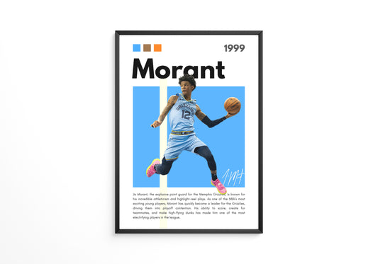 Ja Morant 1999 Poster