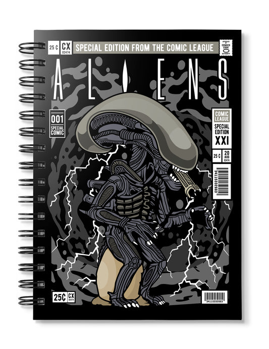 Alien 2 pop Art Notebook