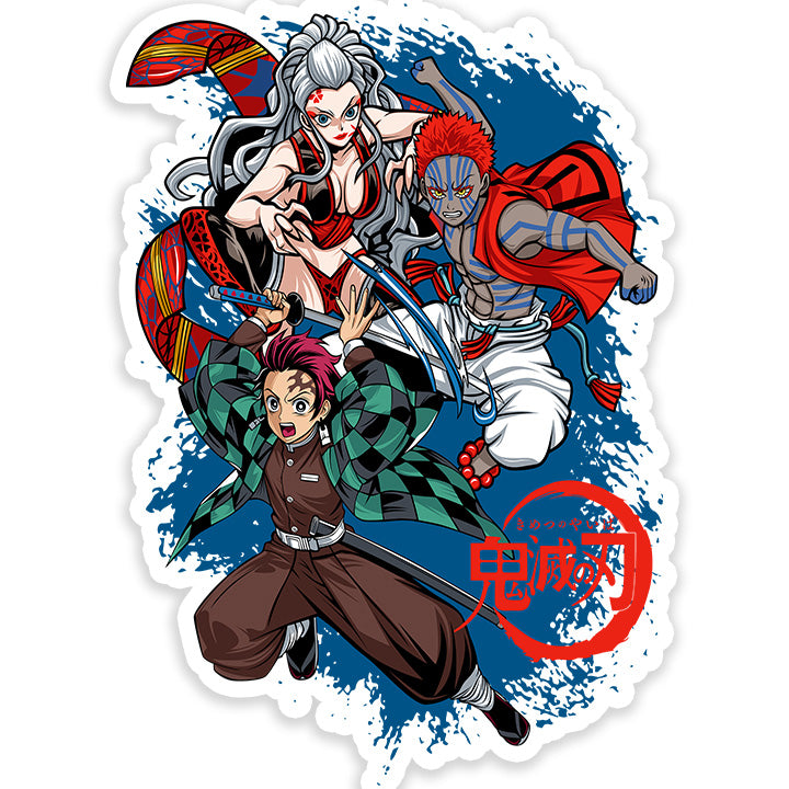In Action Demon Slayer Sticker