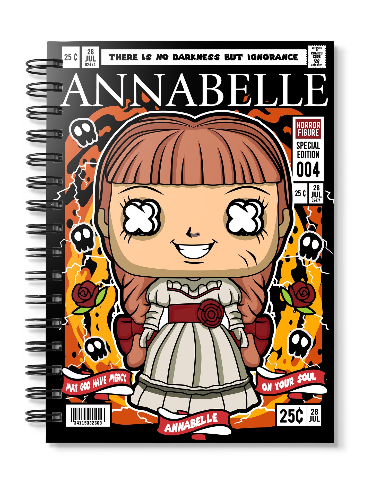 annabelle pop art notebook