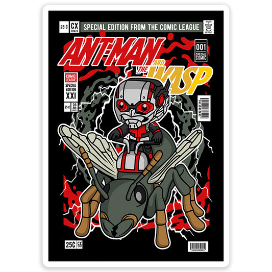 Antman Ant Thony pop Art Sticker