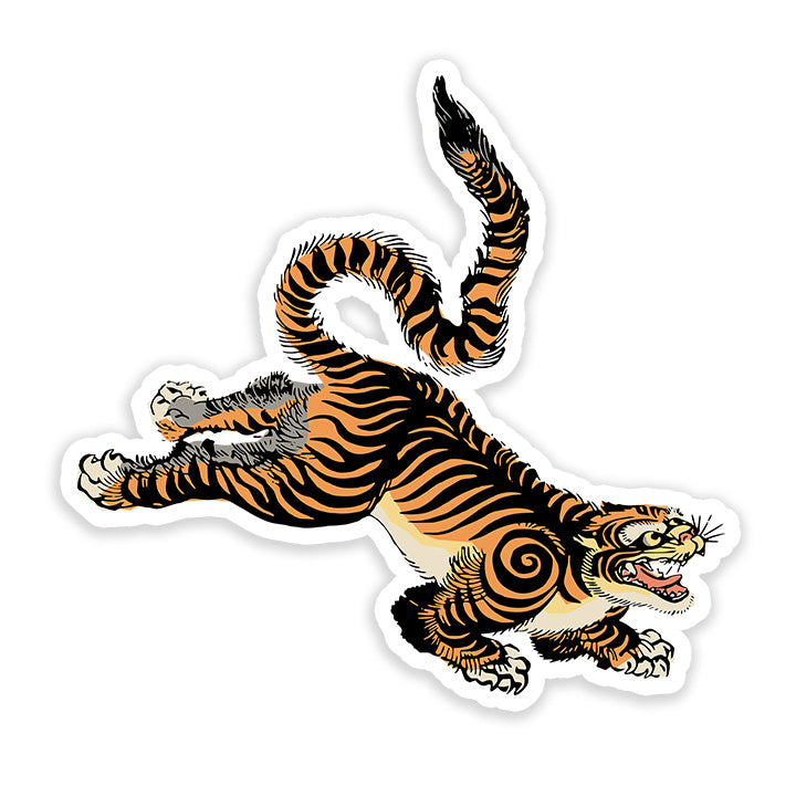 Asian tiger Sticker