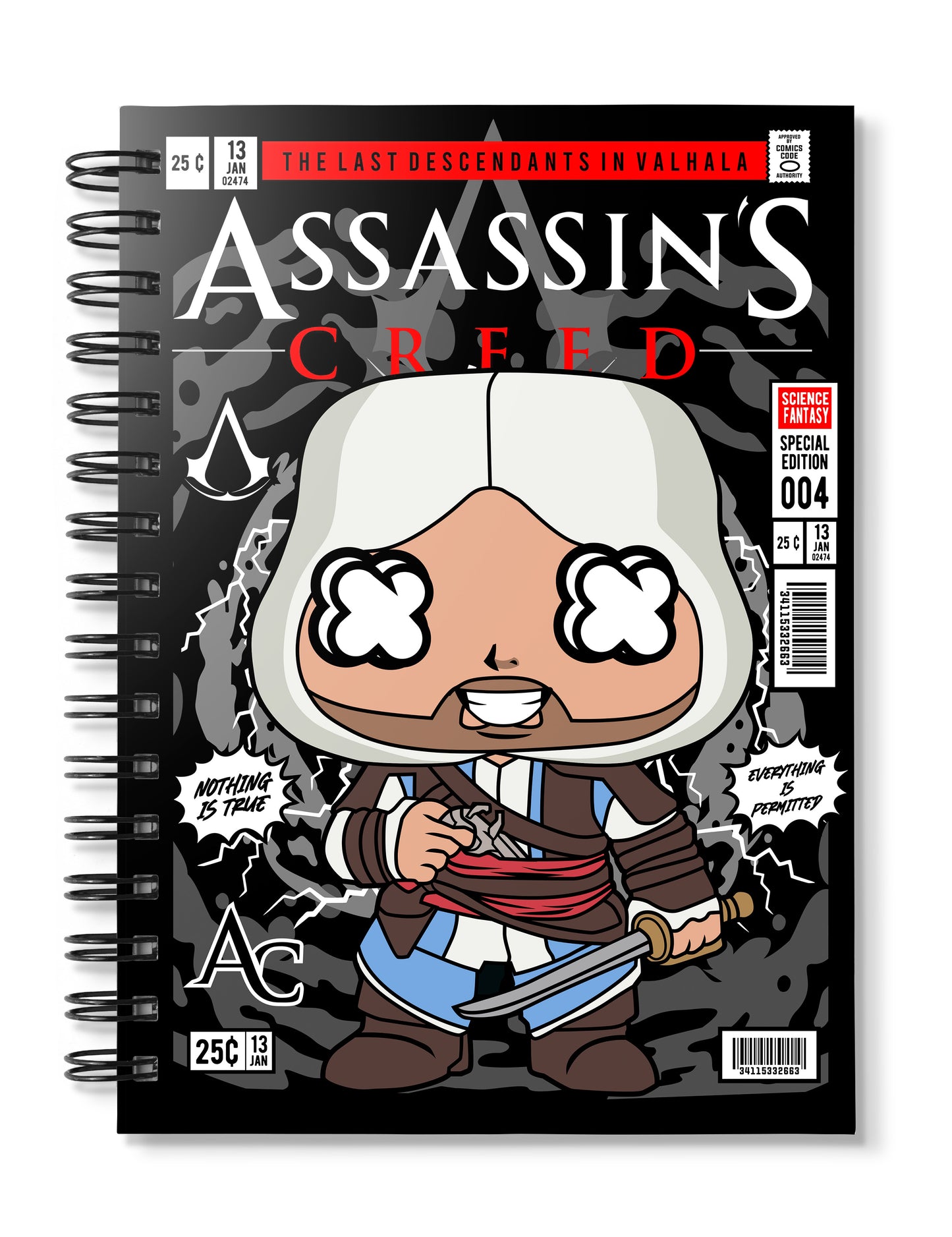 Assassin Creed Pop Art Notebook