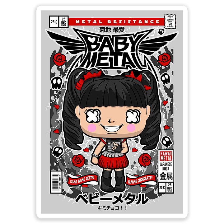 Baby Metal pop Art Sticker