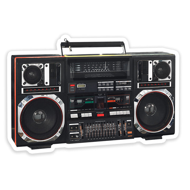 Boombox Sticker