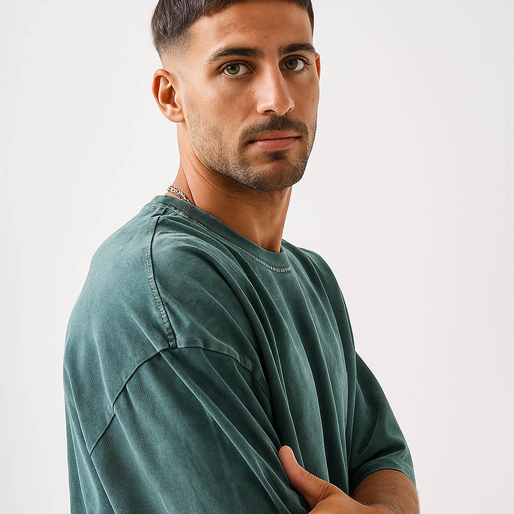 Washed Oversized Tee's Basic