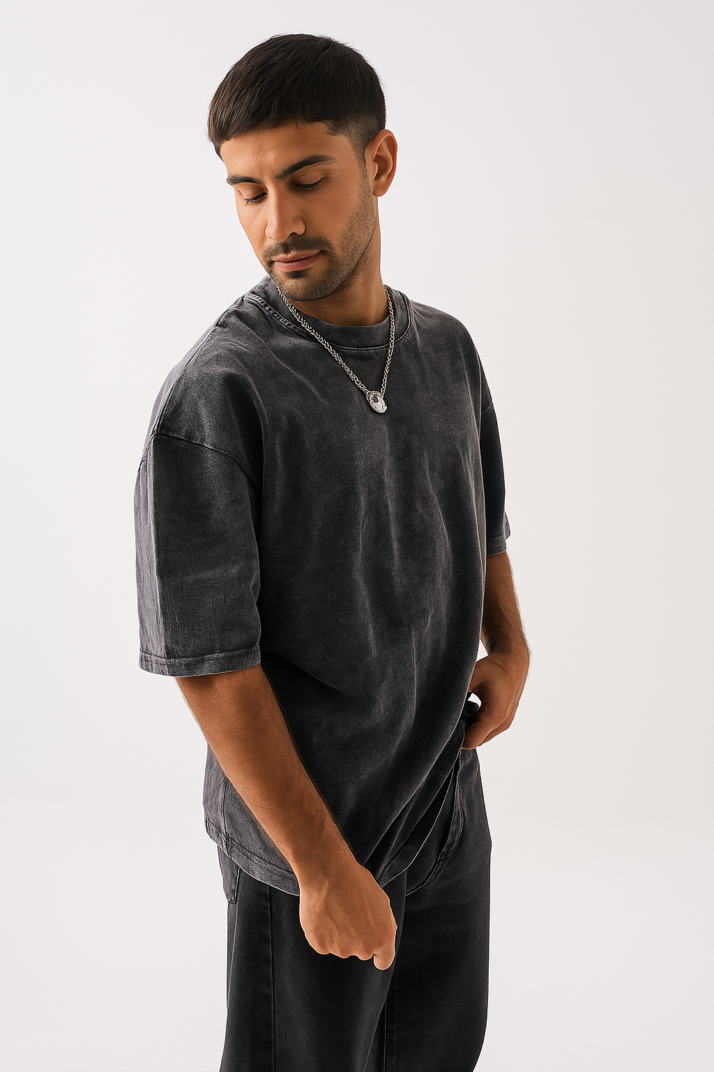 Washed Oversized Tee's Basic