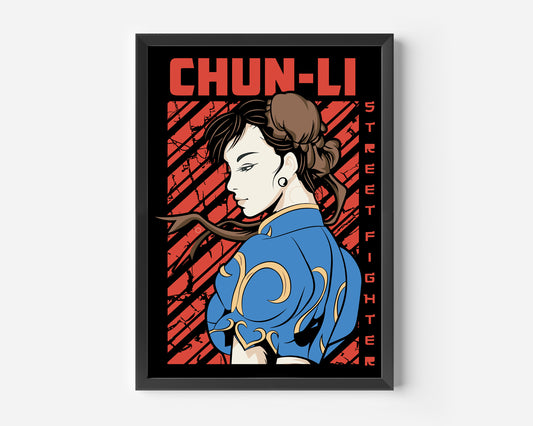 Chun-Li Street fighter Poster