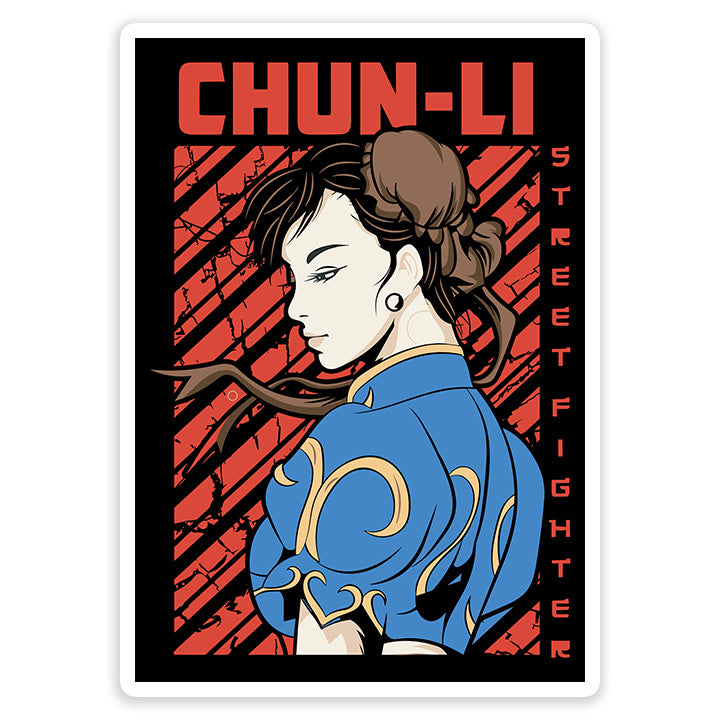 Chun-Li Street fighter Sticker