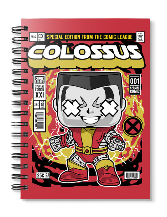 Colossus X men pop Art Notebook