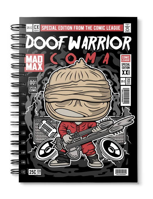 Coma Doof Warrior Mad Max pop Art Notebook