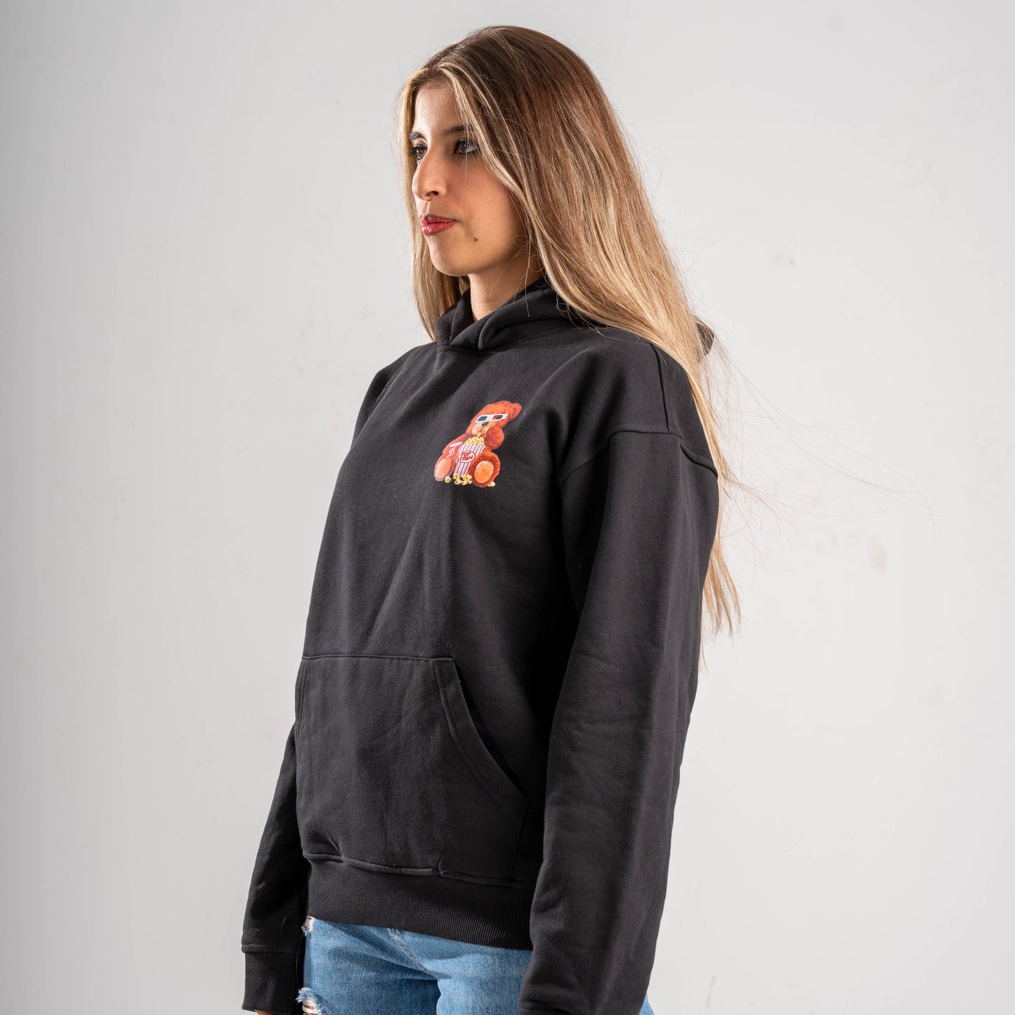 Sit Back Bear relaxed fit Hoodie